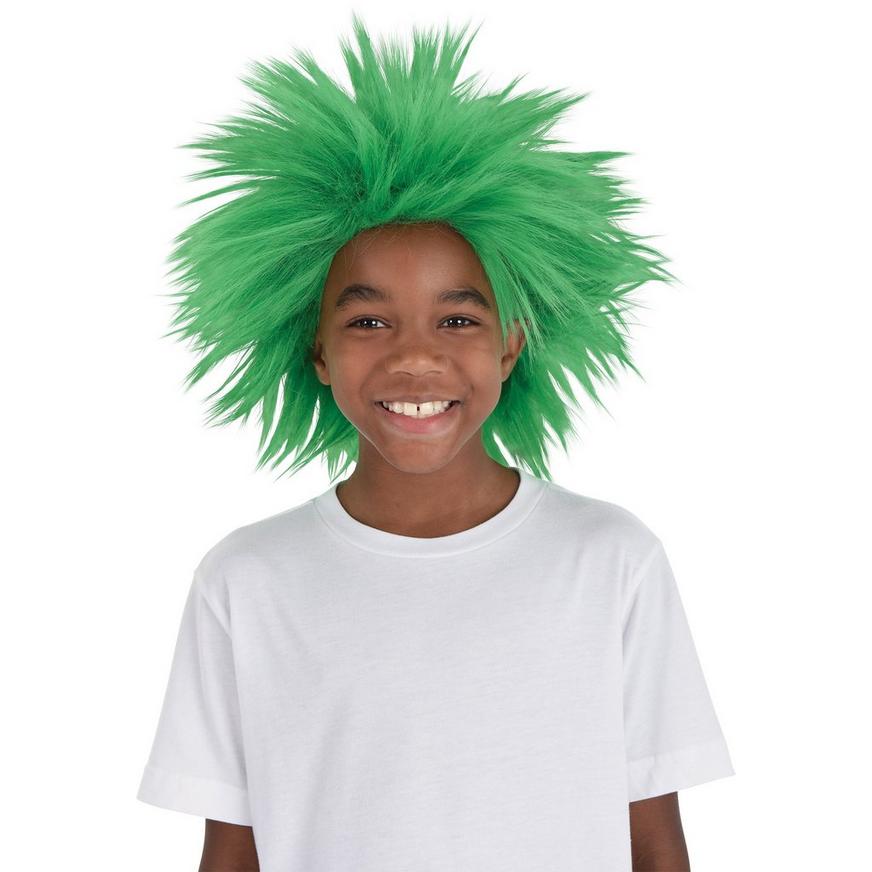 Green Crazy Wig