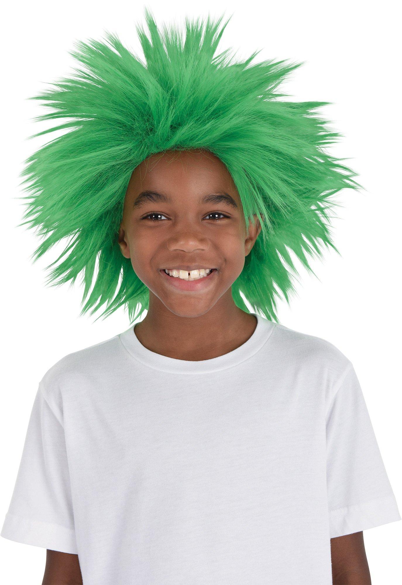 Kids on sale green wig