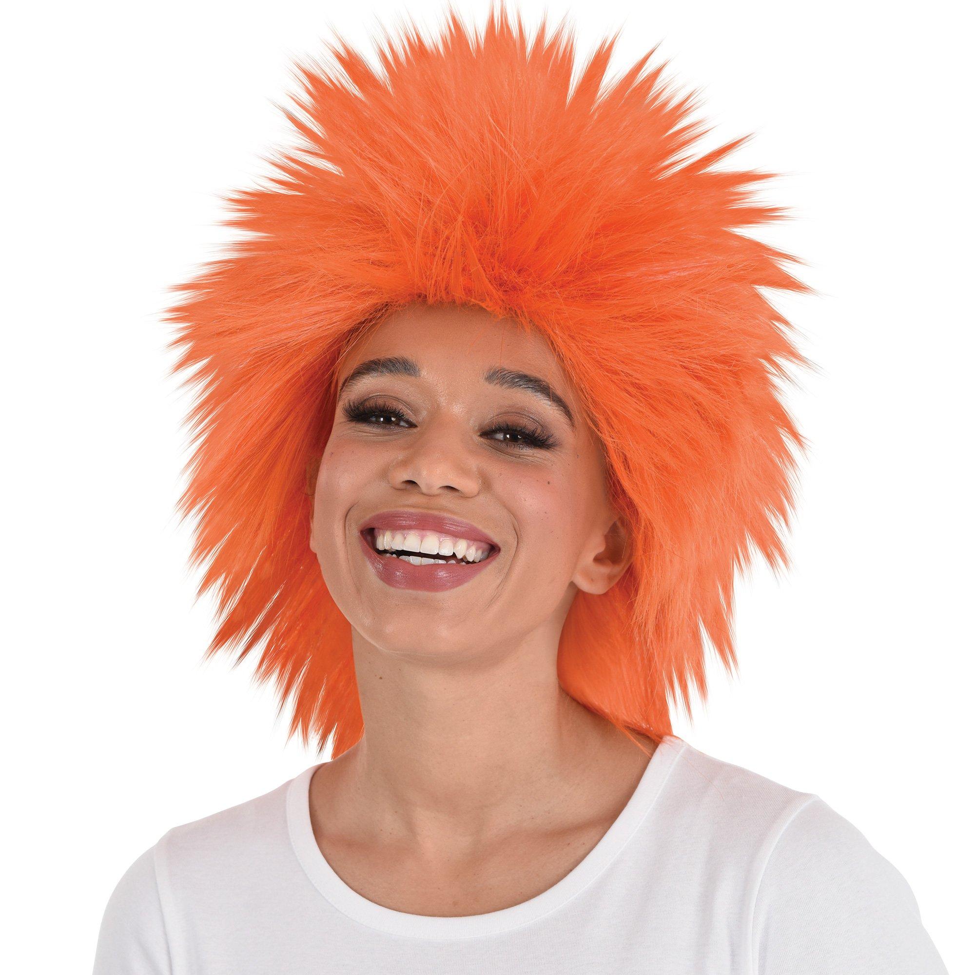 Orange and white wig best sale