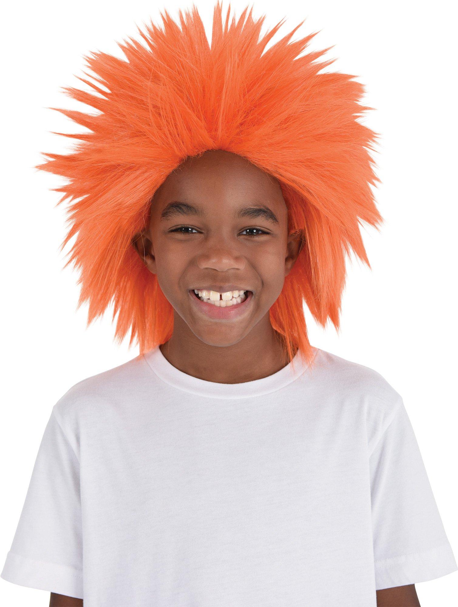 Orange Crazy Wig | Party City