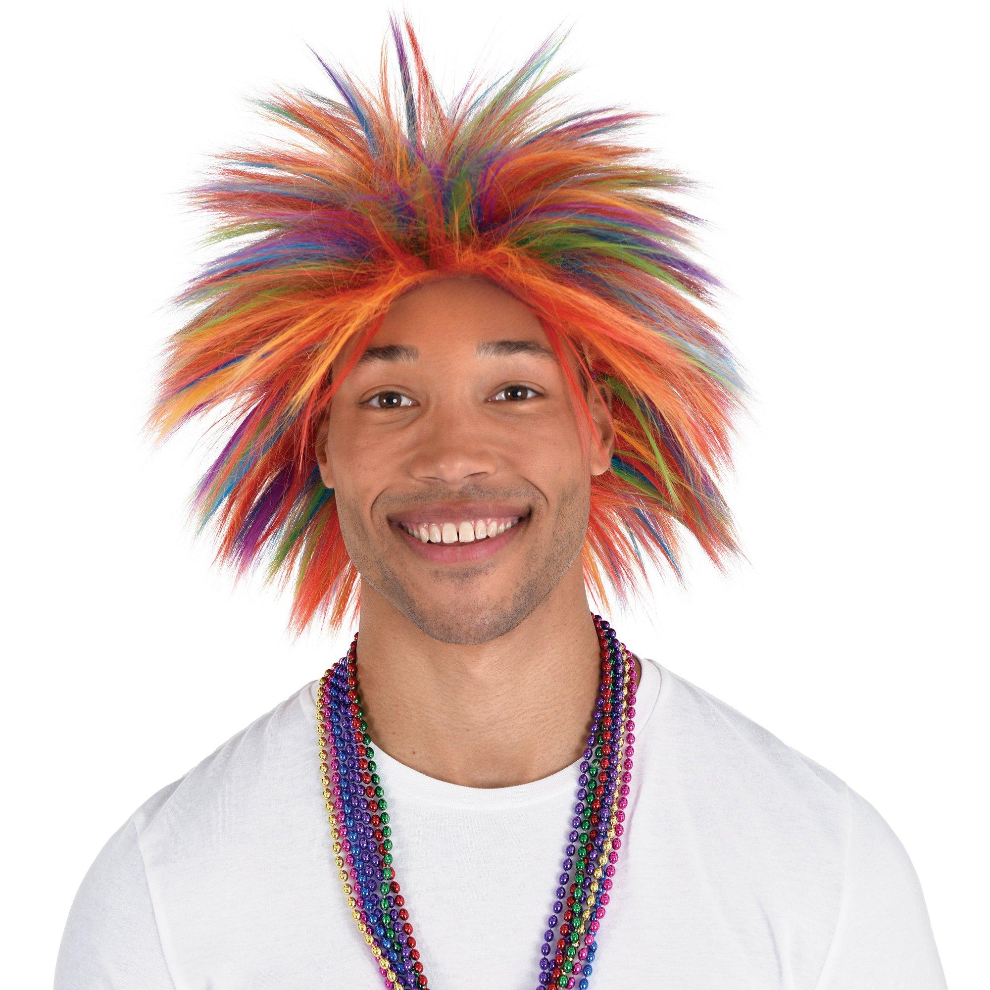 Rainbow Crazy Wig | Party City