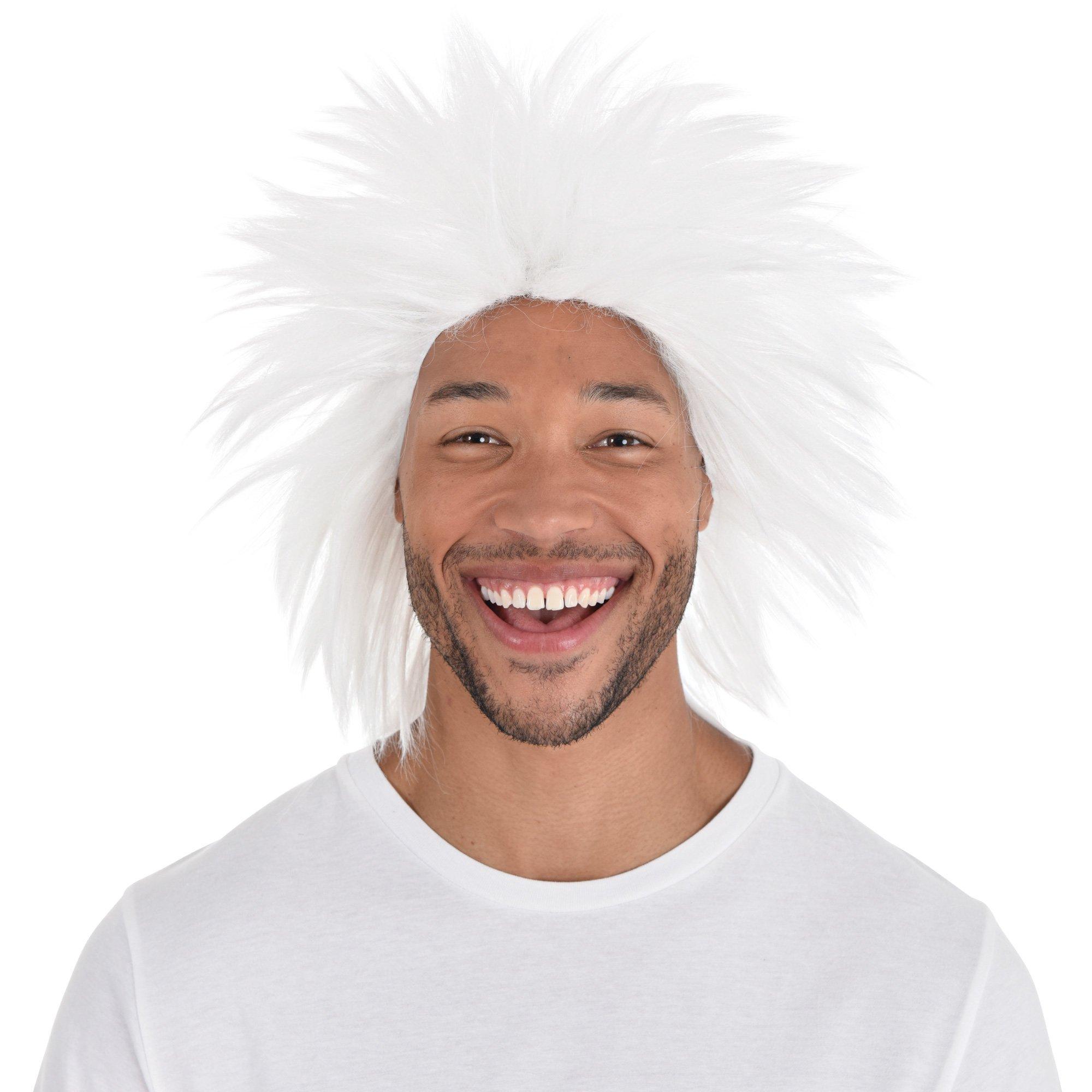 White Crazy Wig Party City