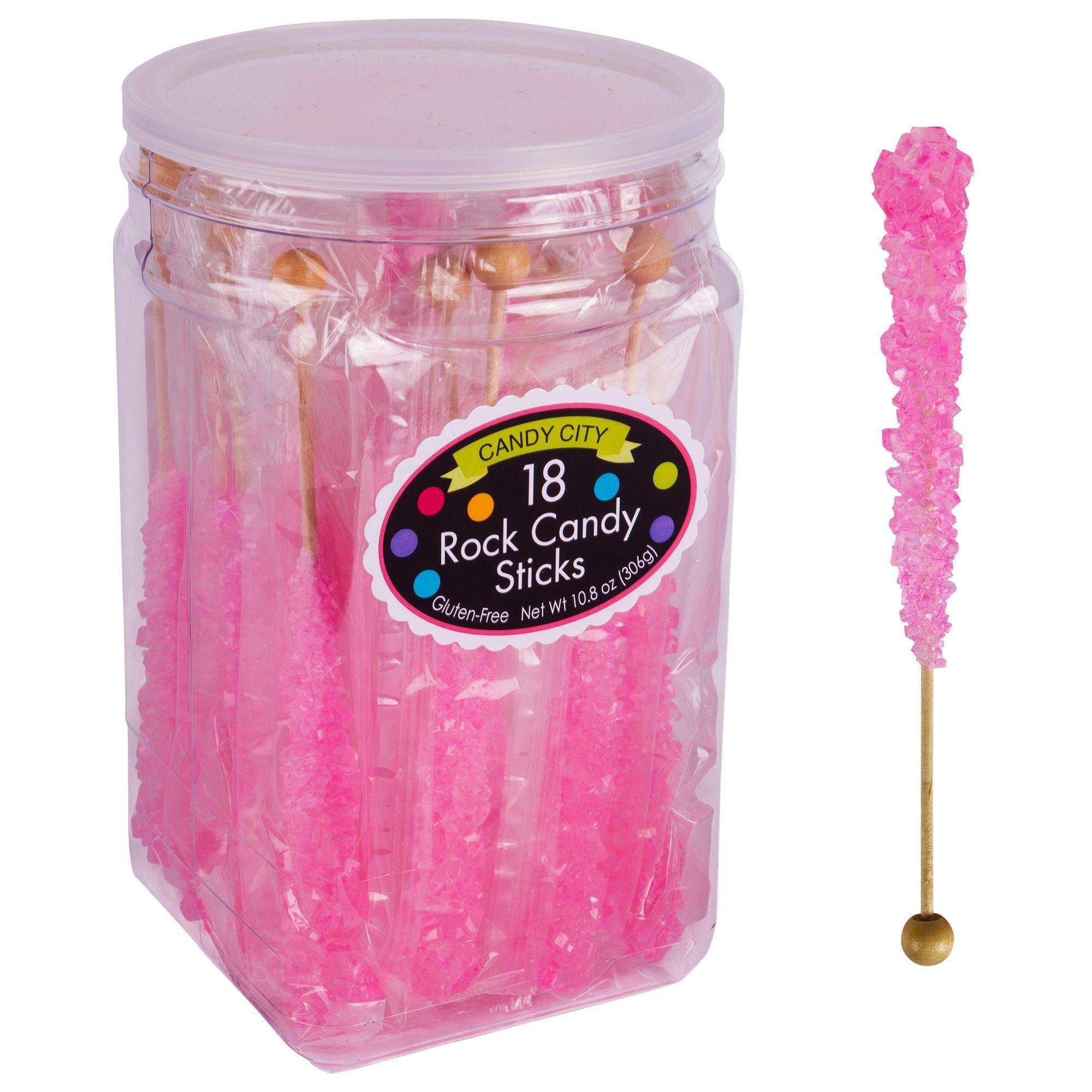 Extra Large Rock Candy Sticks: 36 Espeez Assorted Crystal Rock Candy Sticks  - Candy Party Favors - Bridal Shower Candy - For Birthdays, Weddings,  Receptions, Bridal and Baby Showers - Rock Candy Bulk Assorted (New) 36 Coun
