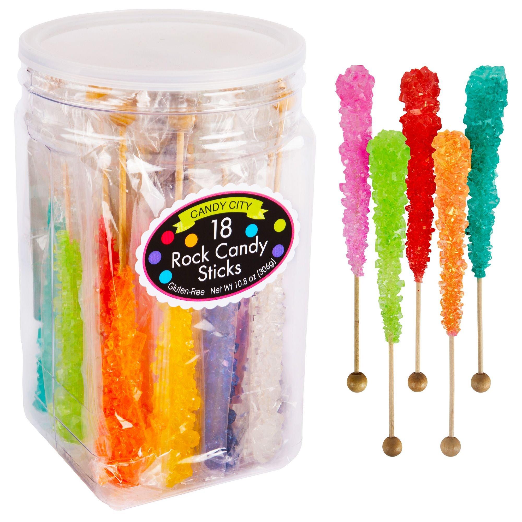 Rock Candy Sticks, 18ct