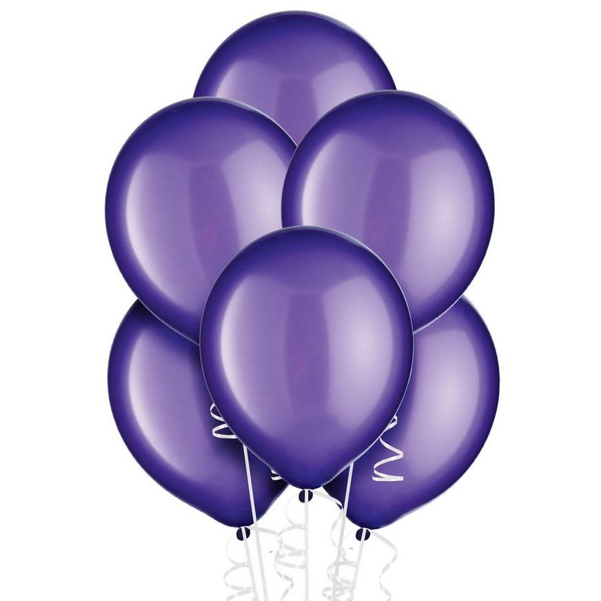 Pack of 25 Purple 12 INCHES LATEX PEARLISED BALLOONS PARTY WEDDING BIRTHDAY 