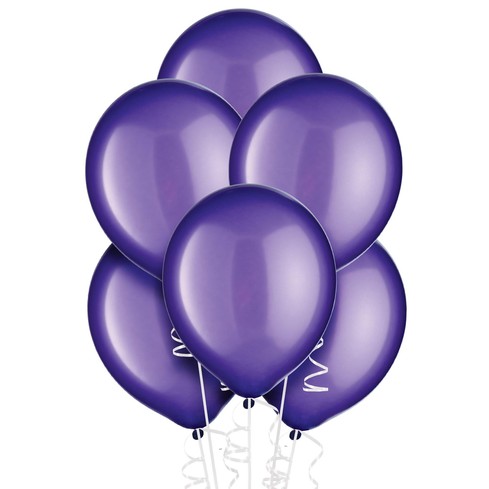 15ct, 12in, Purple Pearl Balloons | Party City