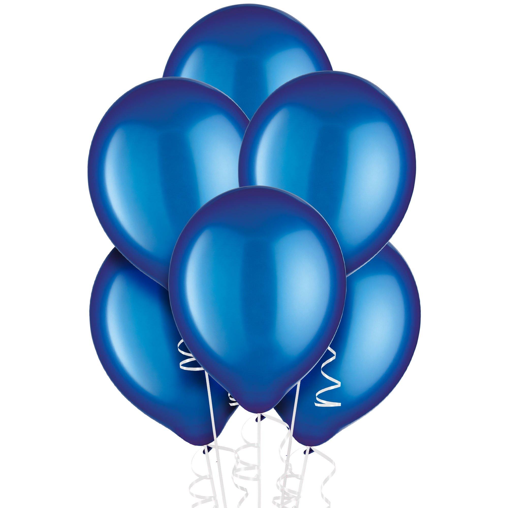 images of blue birthday balloons