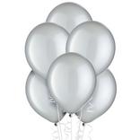 15ct, 12in, Silver Pearl Balloons