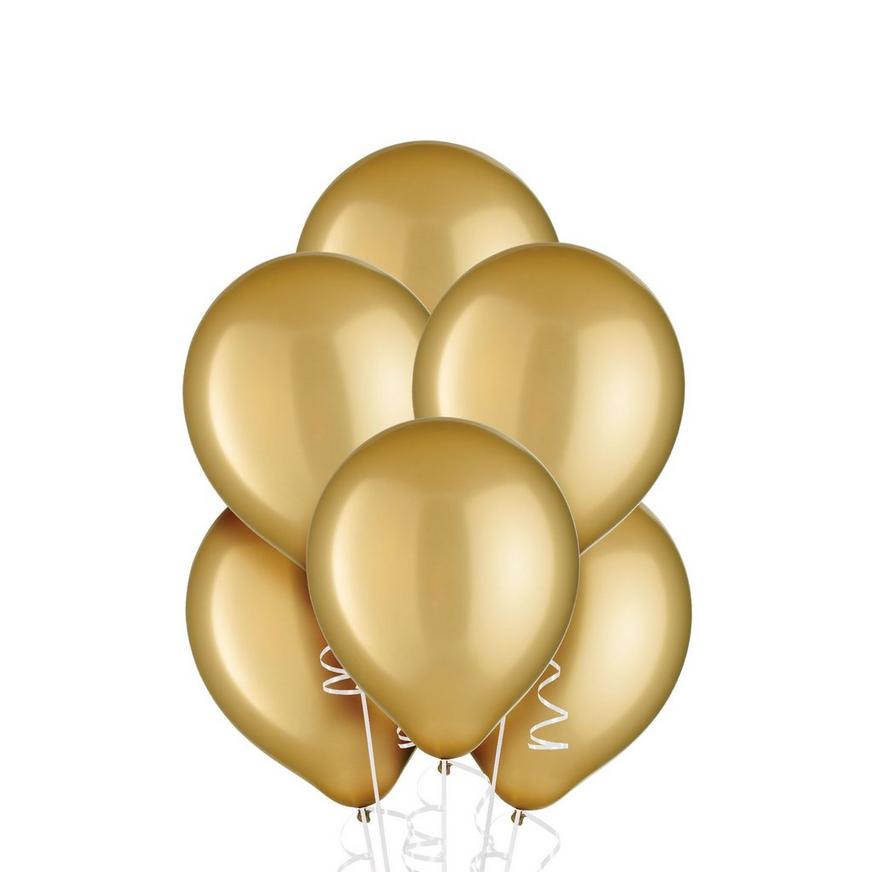 20ct, 9in, Gold Pearl Balloons