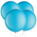 4ct, 24in, Caribbean Blue Balloons