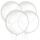 4ct, 24in, Clear Balloons