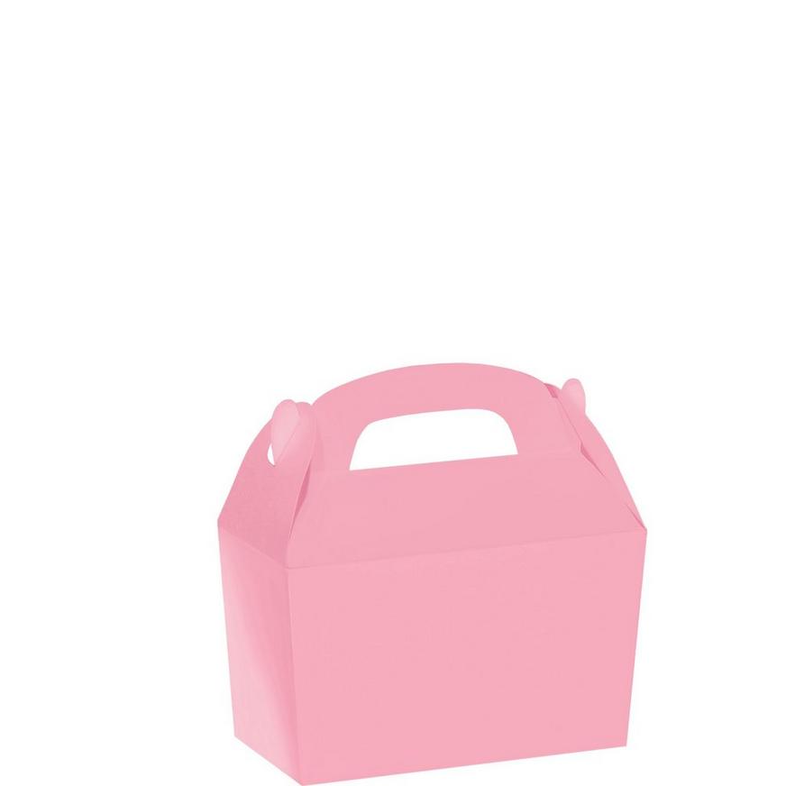 24 Pink Favor Paper Gable  Boxes and 24 Chalkboard Labels 