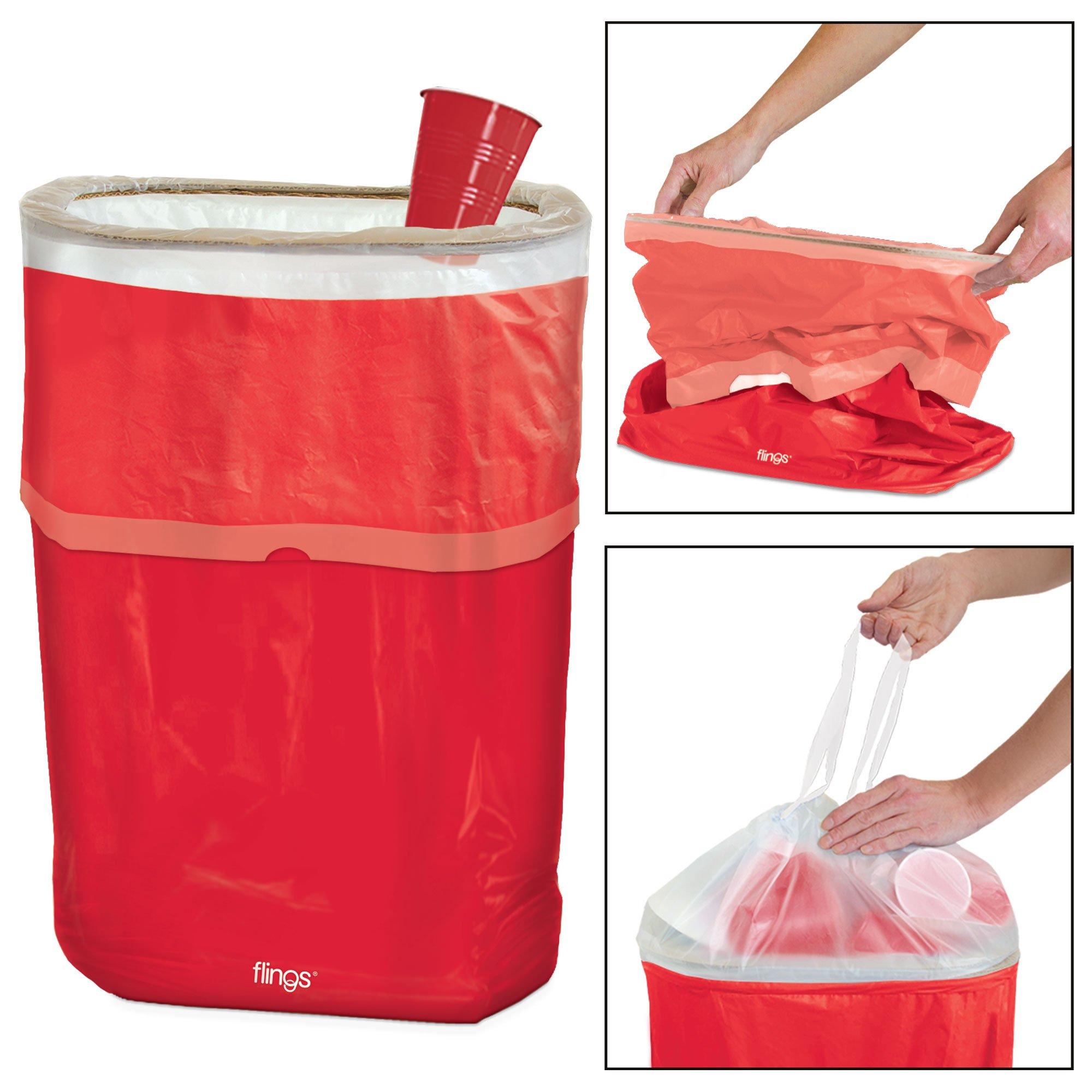 Red Trash Bags and Red Garbage Bags