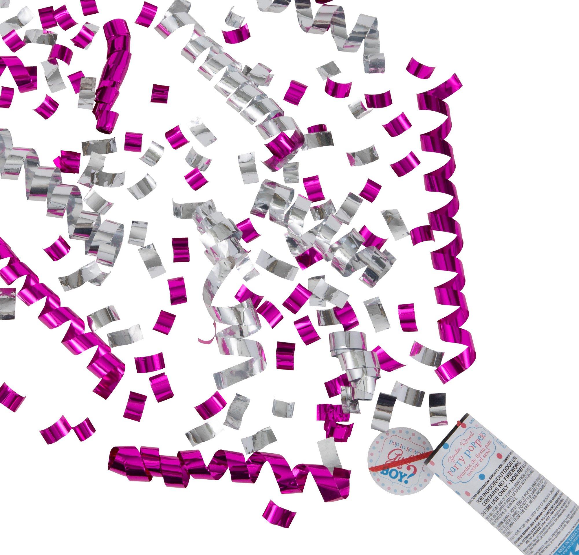 Girls' Gender Reveal Confetti Poppers 12ct Party City