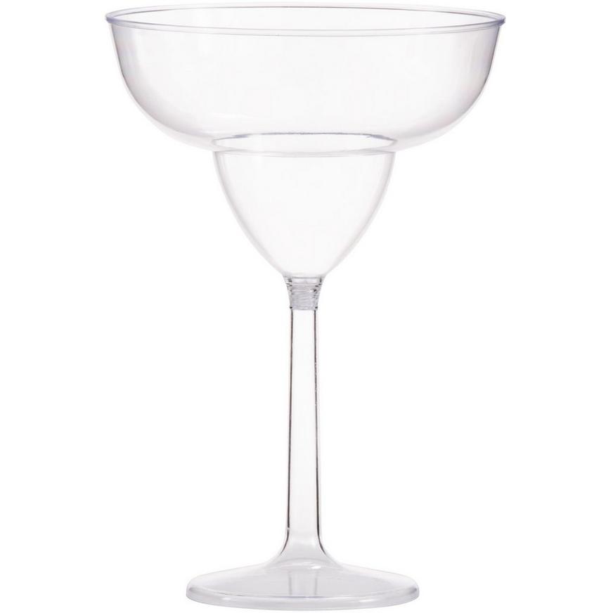 JumboGiantLarge Plastic Champagne Martini Margarita Cups Glass Drink 20-PackBULK 