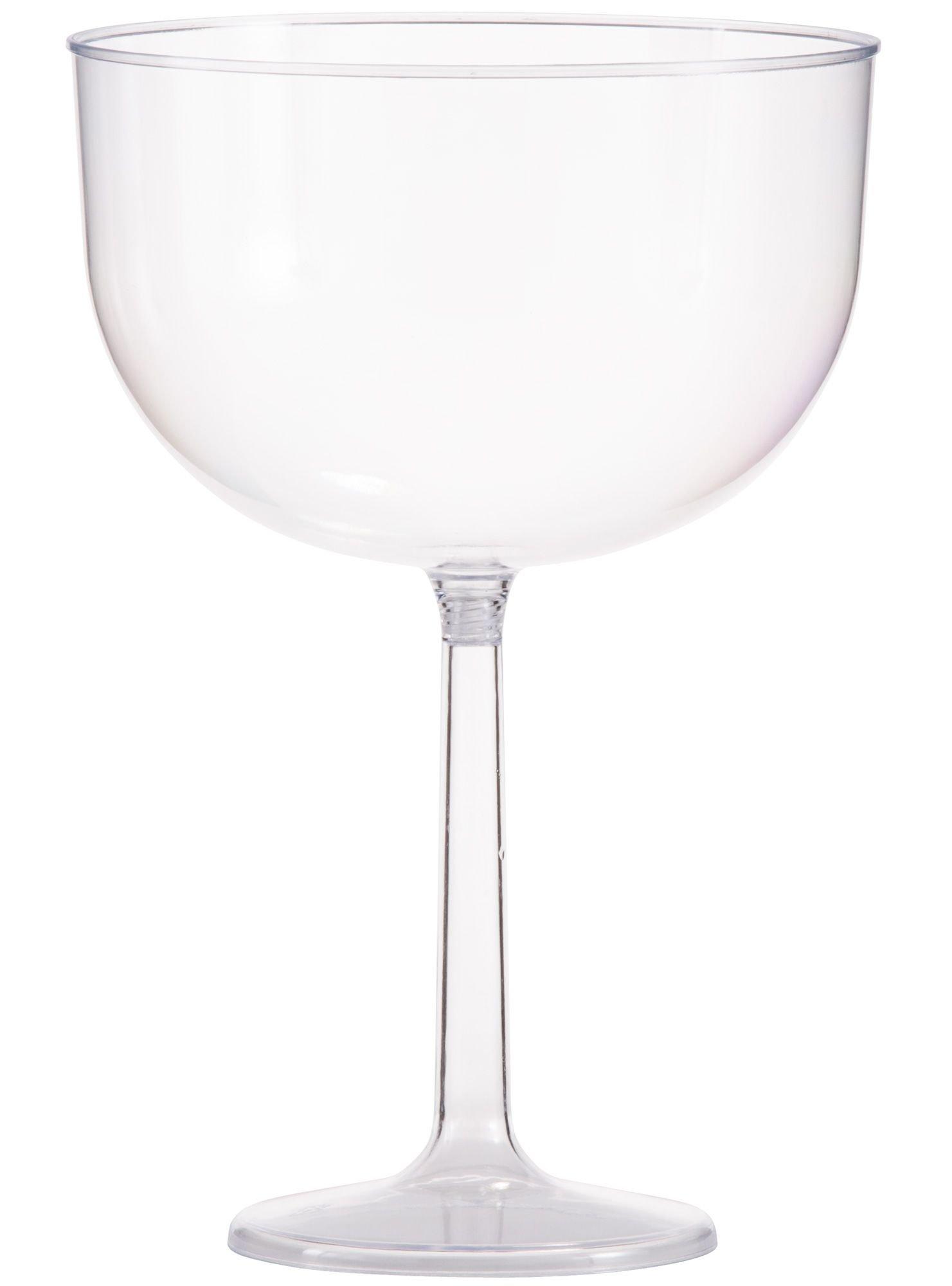 big plastic wine glass