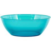 Caribbean Blue Plastic Serving Bowl
