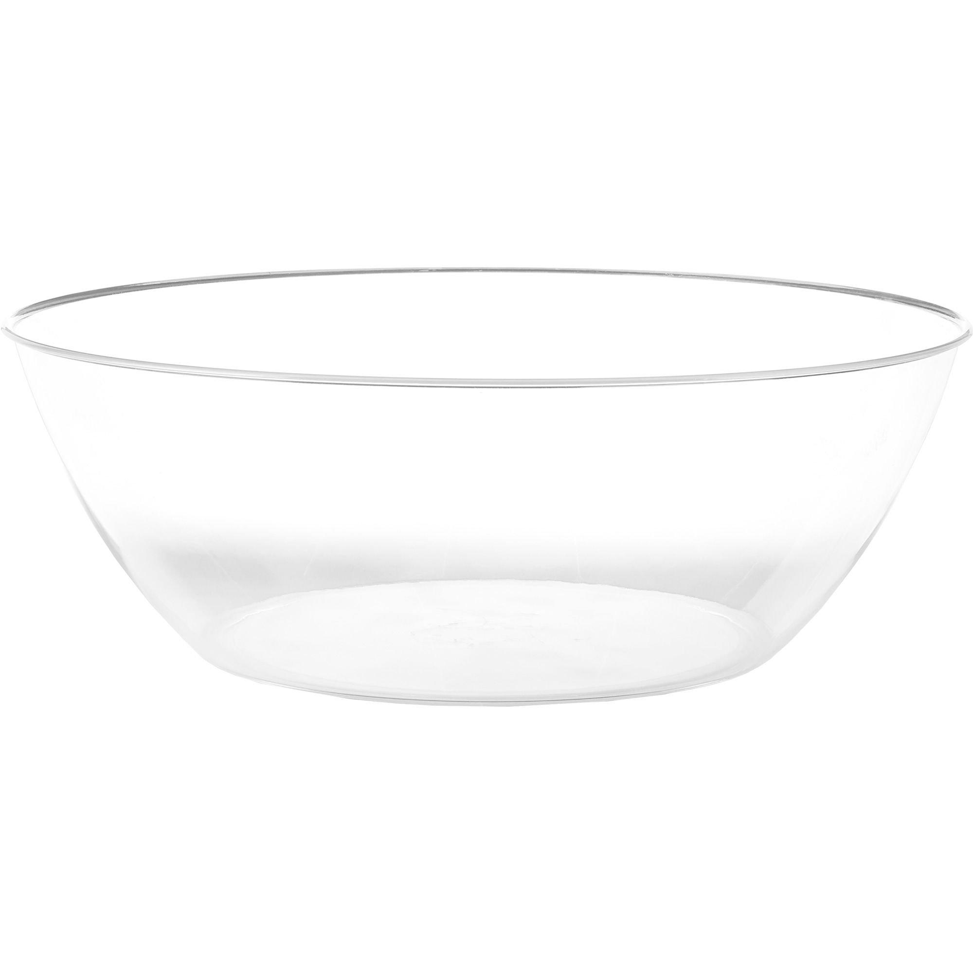 Clear Plastic Serving Bowls With Lids, Party Snack or Salad Bowl