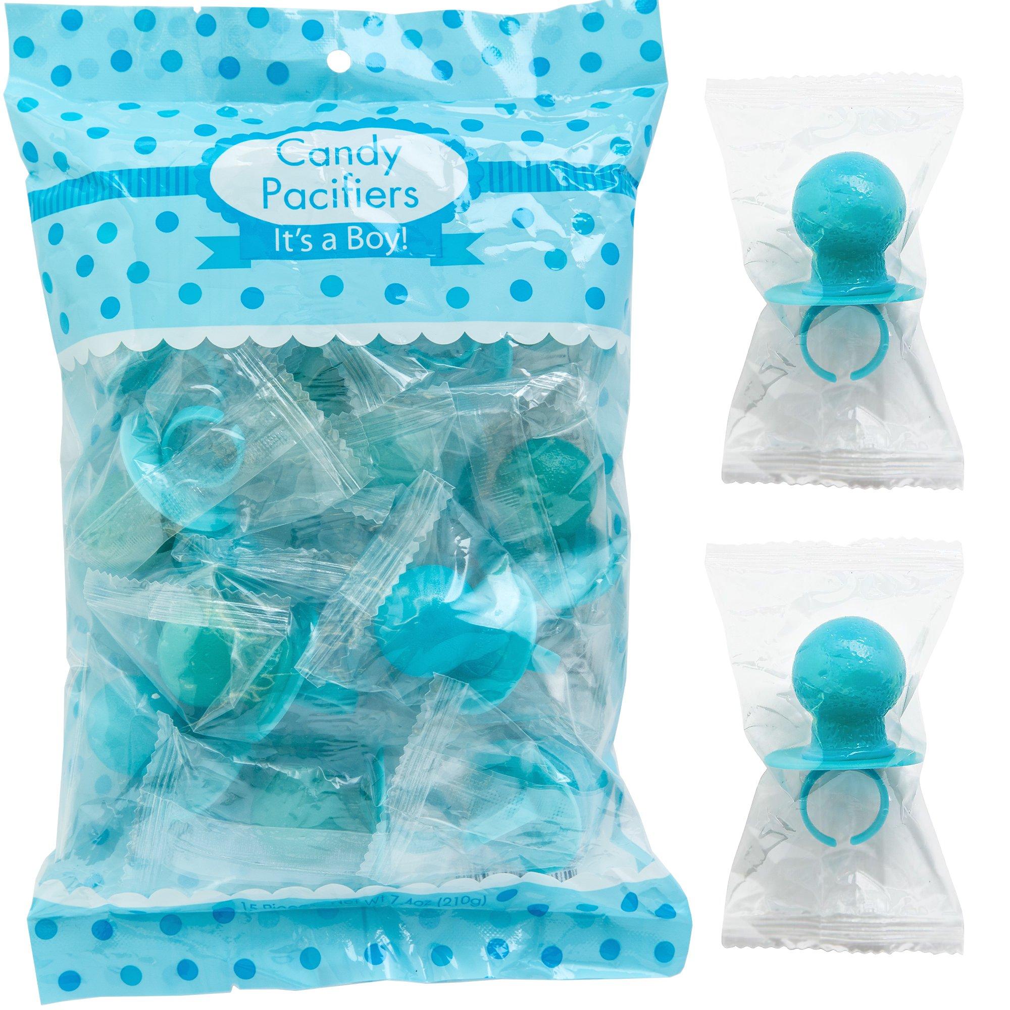 Caribbean Blue Bottle Baby Shower Candy