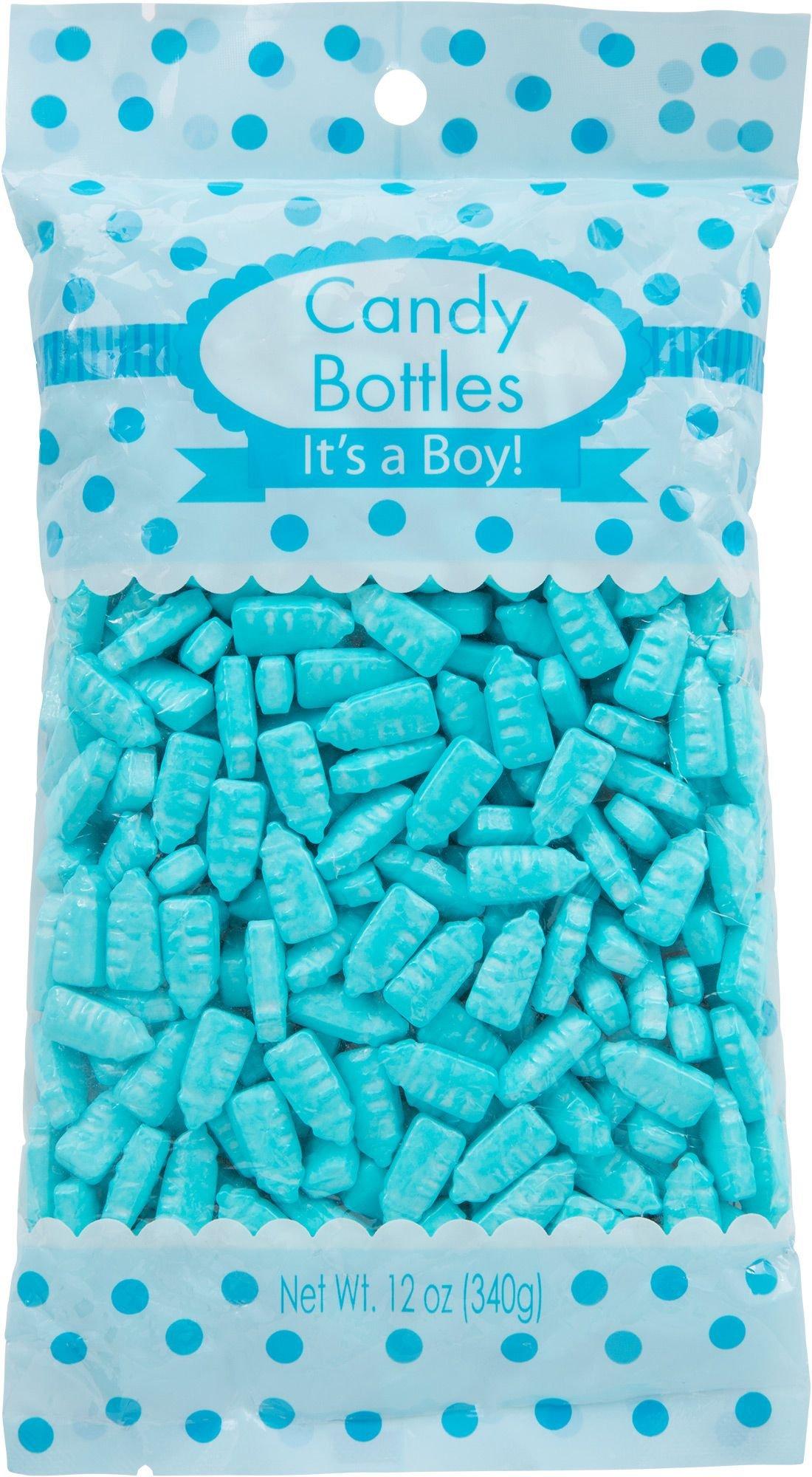 Caribbean Blue Bottle Baby Shower Candy