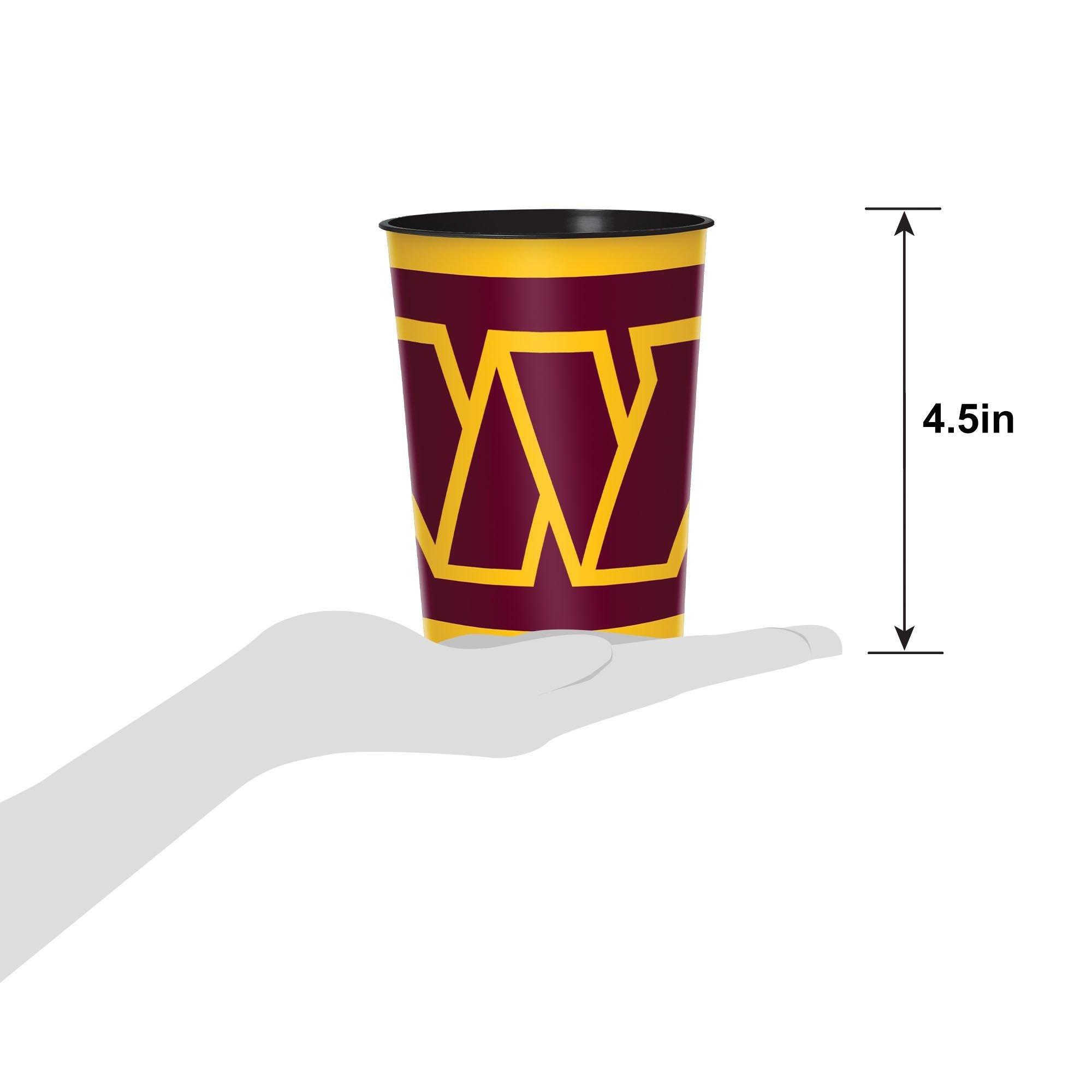 Washington Commanders Plastic Favor Cup, 16oz