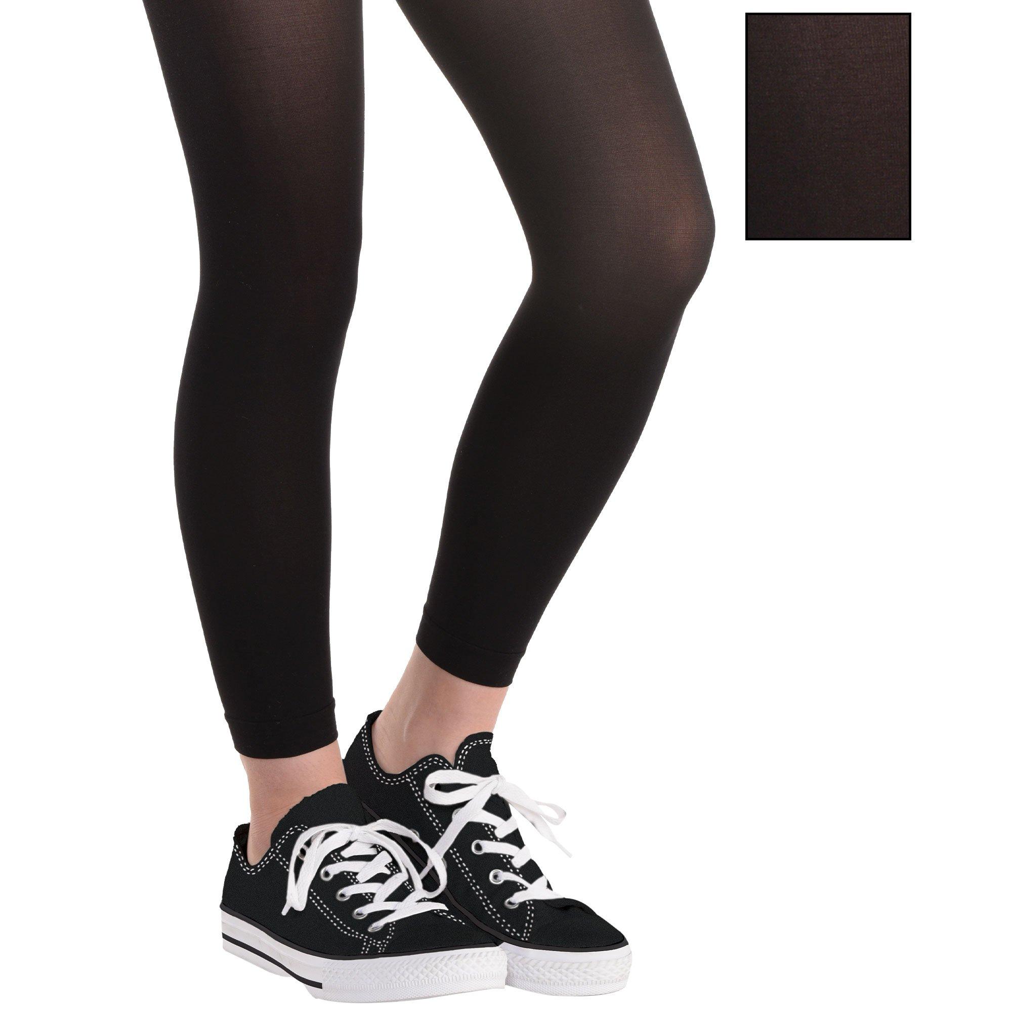  Undercover Kids Essentials Footless Dance Tights Black 5-7  Years : Clothing, Shoes & Jewelry