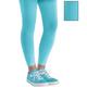 Child Turquoise Footless Tights