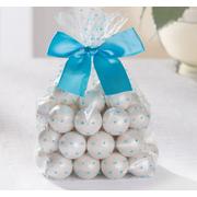 Blue Stars Treat Bags with Bows 12ct
