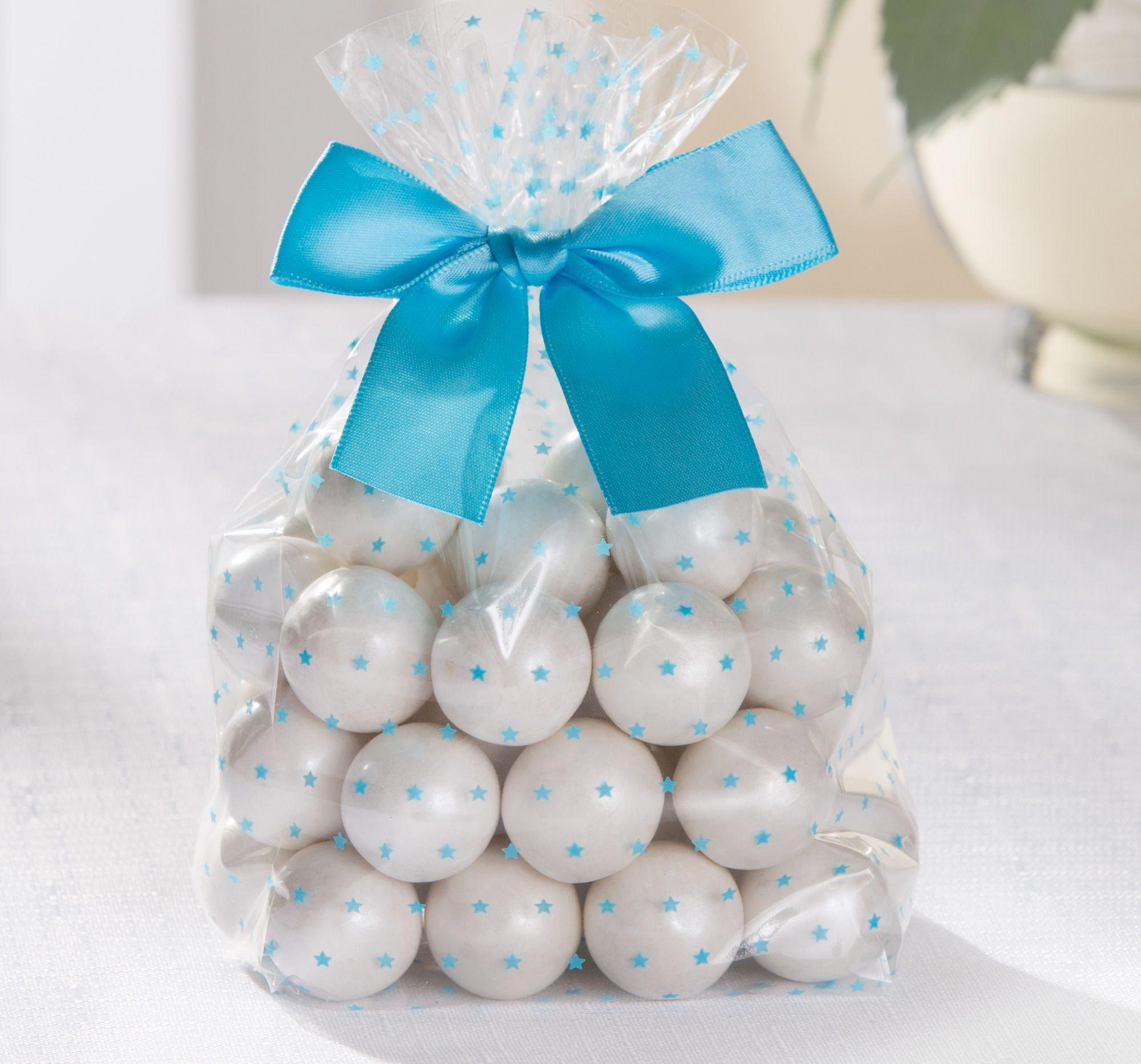 12ct Light Blue Candy Goodie Bag Party Favors (12 Pack) Bulk Candy