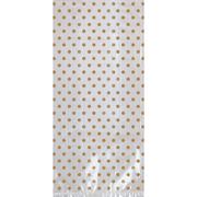 Gold Polka Dot Treat Bags with Bows 12ct