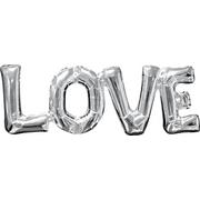 Air-Filled Love Letter Balloon Banner, 9in