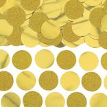 Glitter Gold Circle Confetti