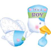 Stork It's a Boy Baby Shower Balloon