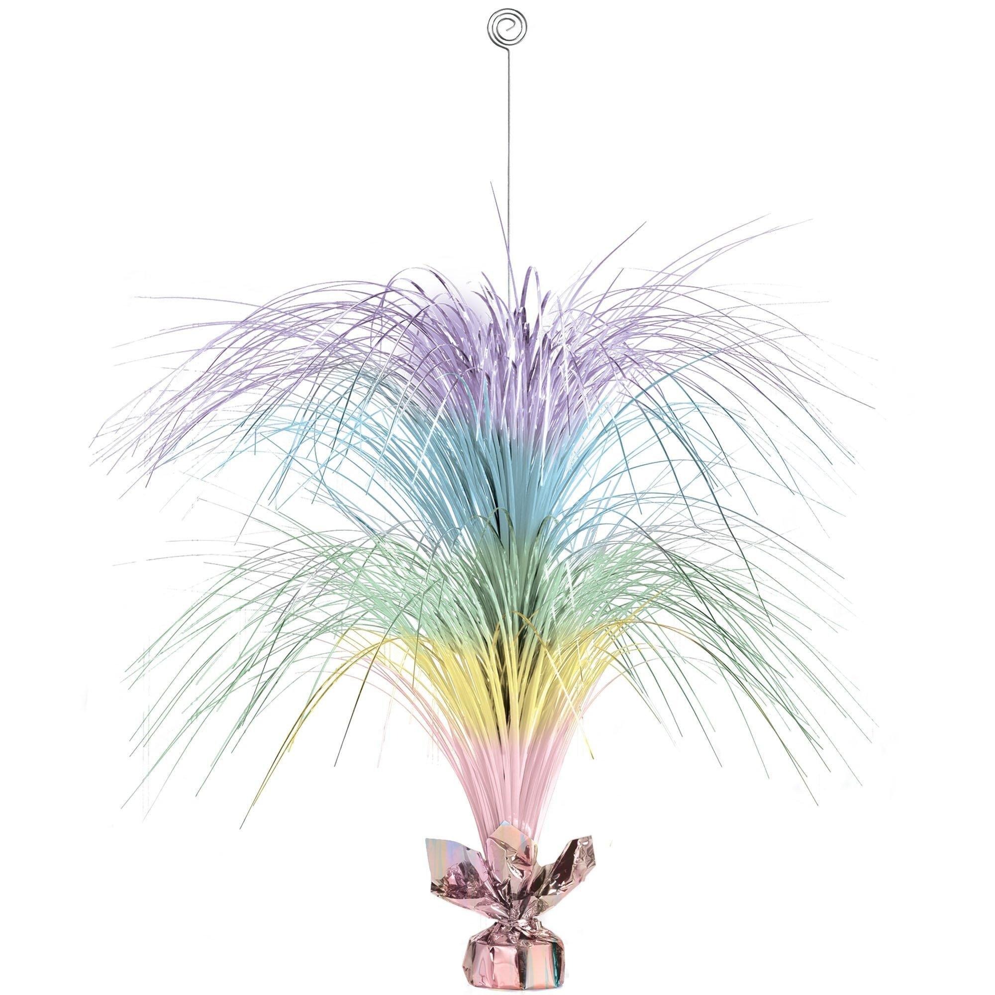 Giant Multicolor Pastel & Rose Gold Spray Centerpiece, 28in