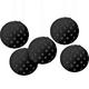 Mini Black Polka Dot Paper Lanterns 5ct