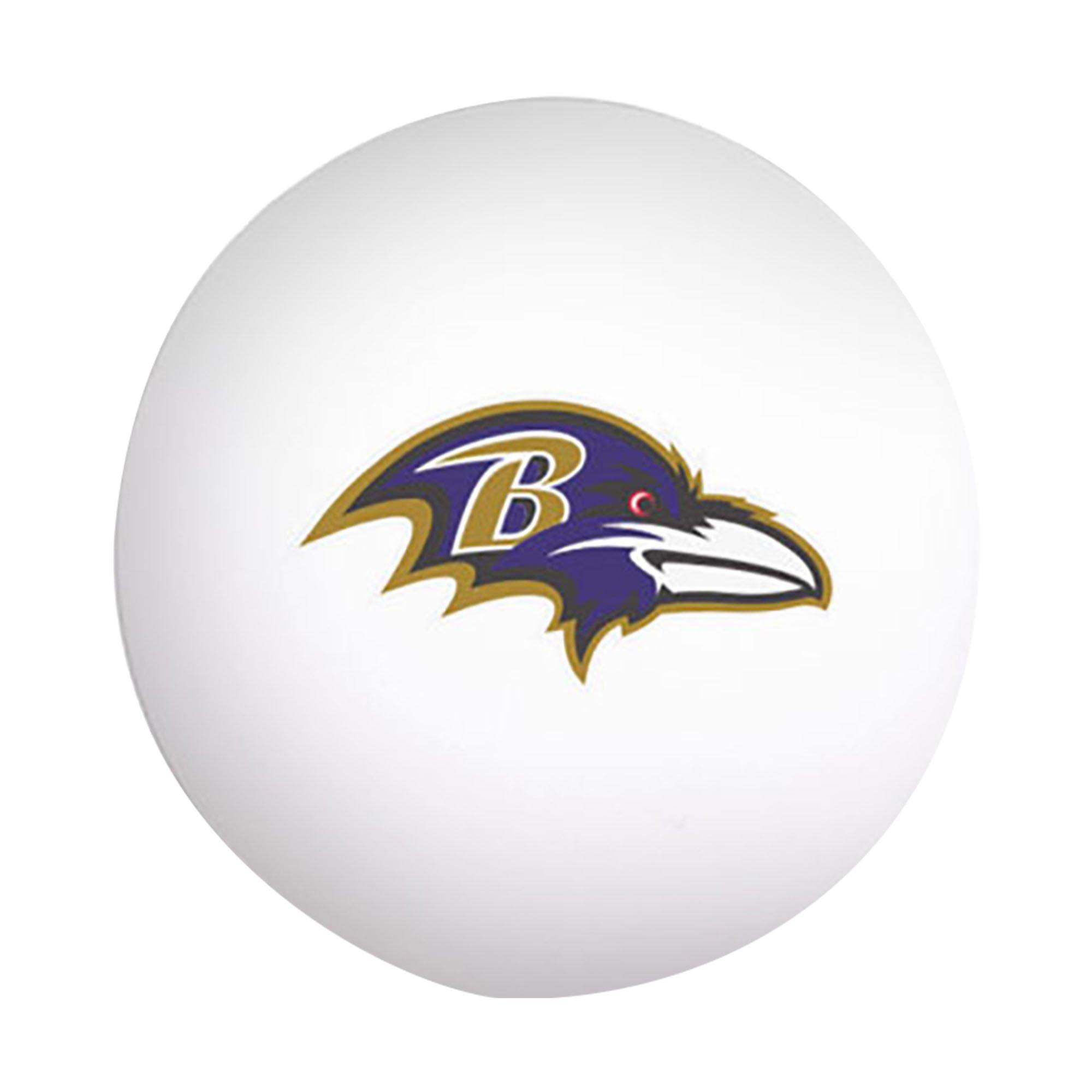 Baltimore Ravens Table Tennis Balls, 6ct