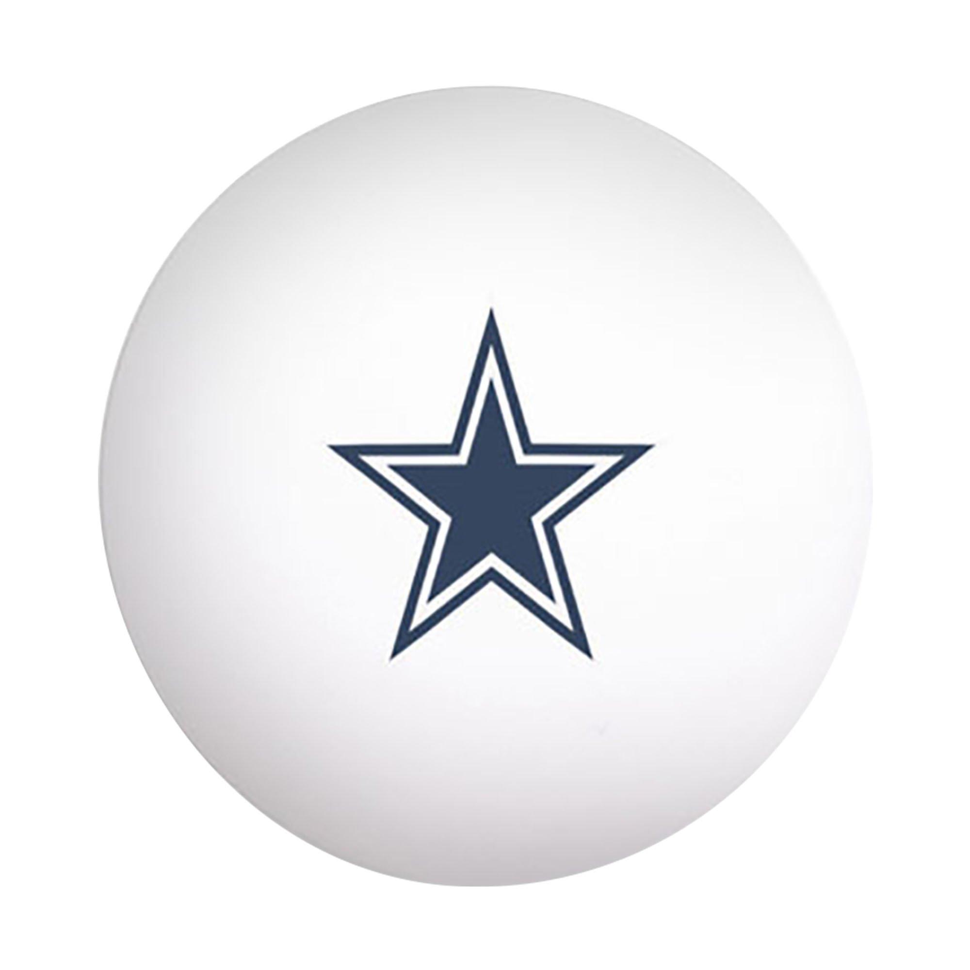 Dallas Cowboys Table Tennis Balls, 6ct