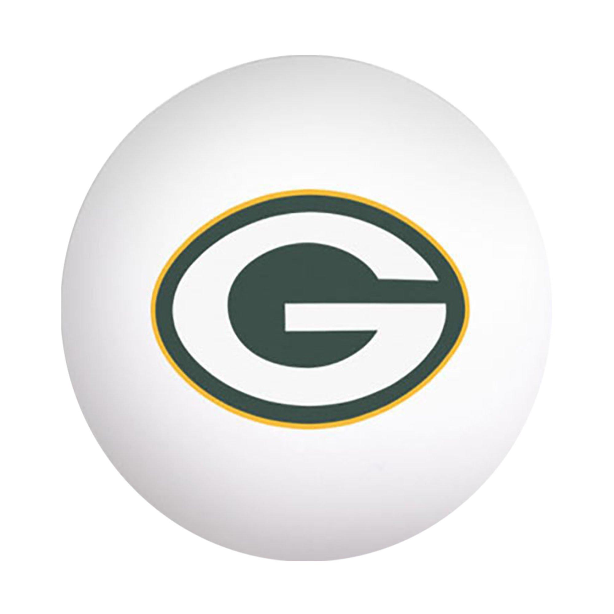 Green Bay Packers Table Tennis Balls, 6ct