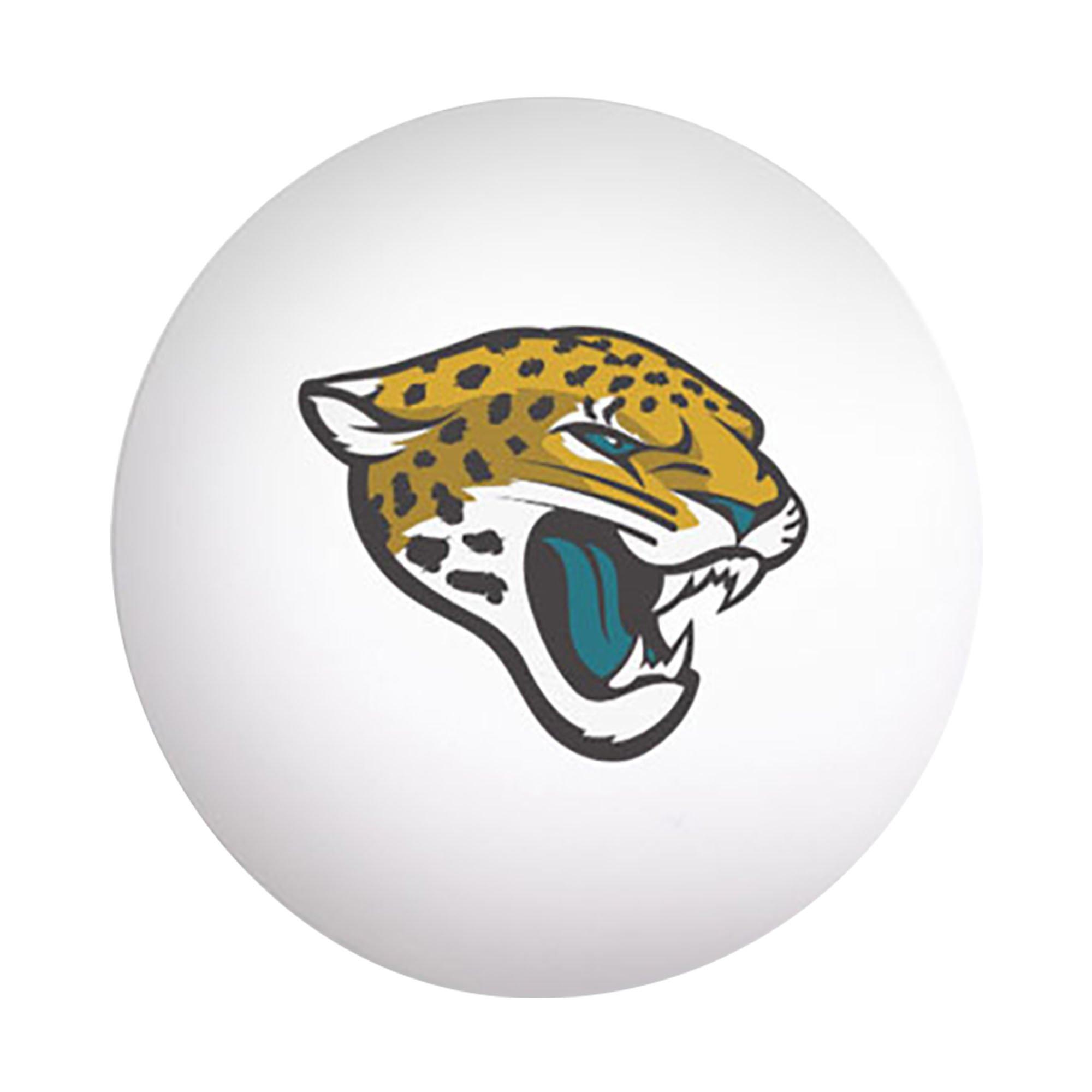 Jacksonville Jaguars Table Tennis Balls, 6ct