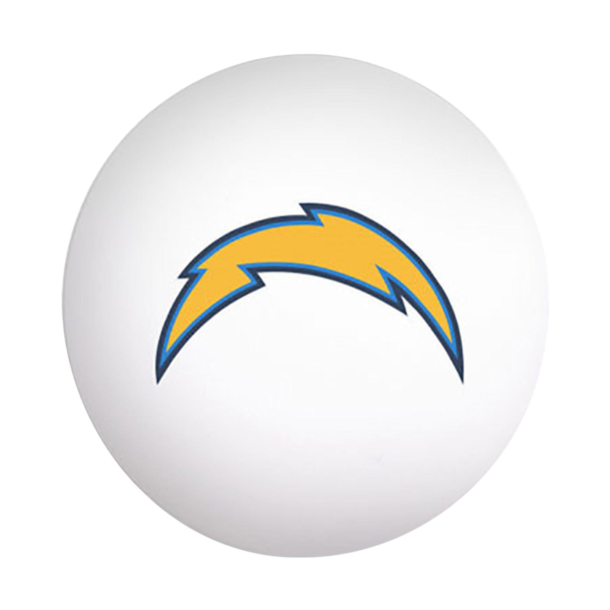 Los Angeles Chargers Table Tennis Balls, 6ct