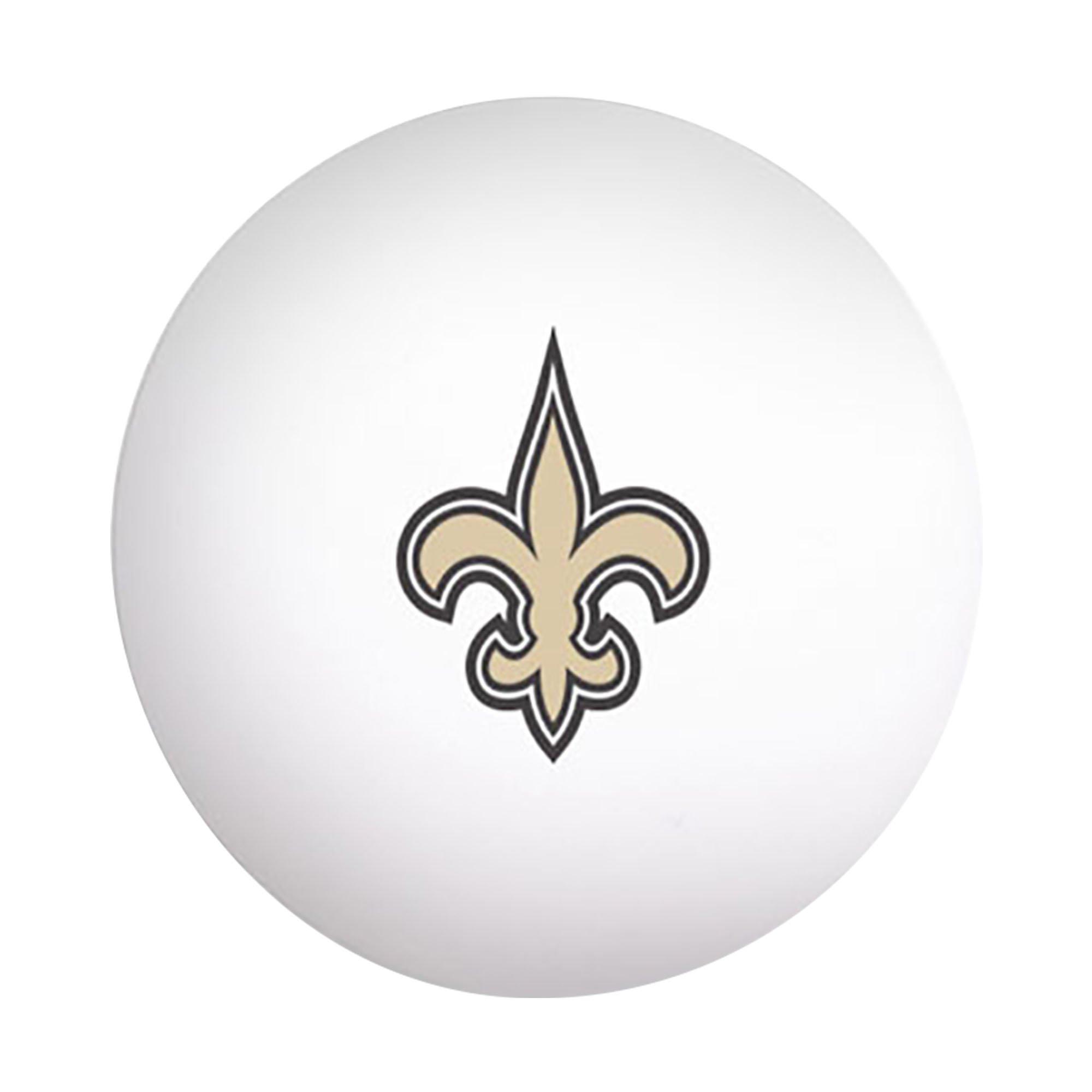 New Orleans Saints Table Tennis Balls, 6ct