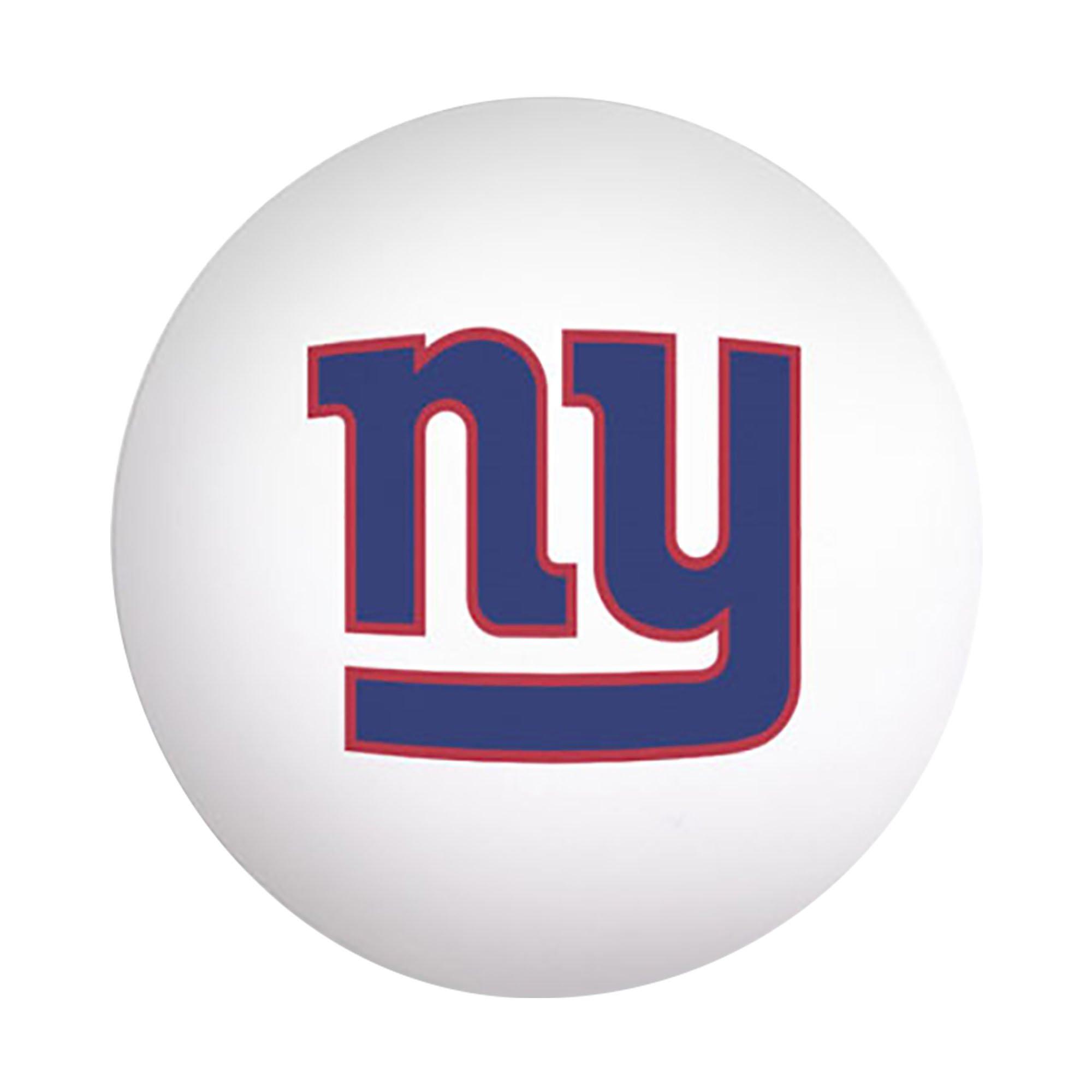 New York Giants Table Tennis Balls, 6ct