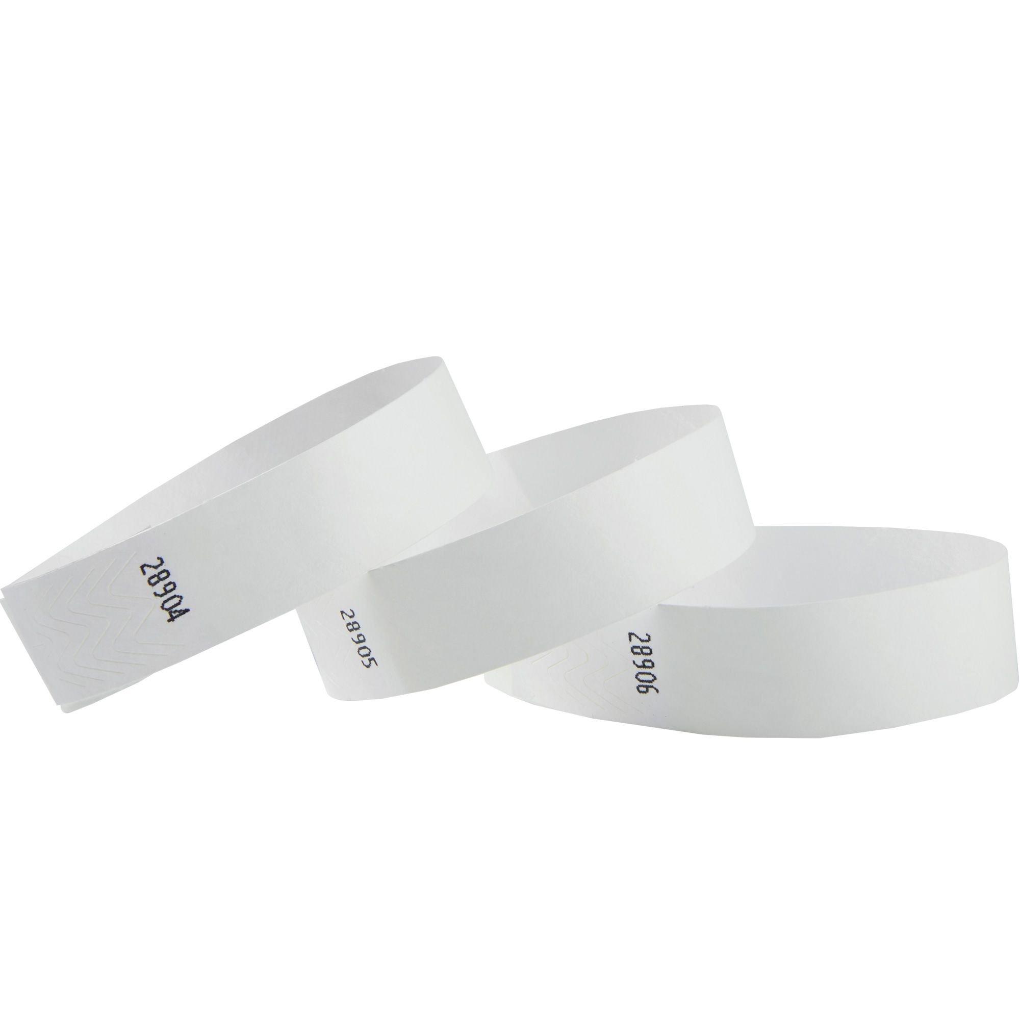 white wrist band