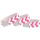 Pink Chevron Paper Wristbands, 500ct