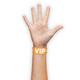 Orange VIP Paper Wristbands, 500ct