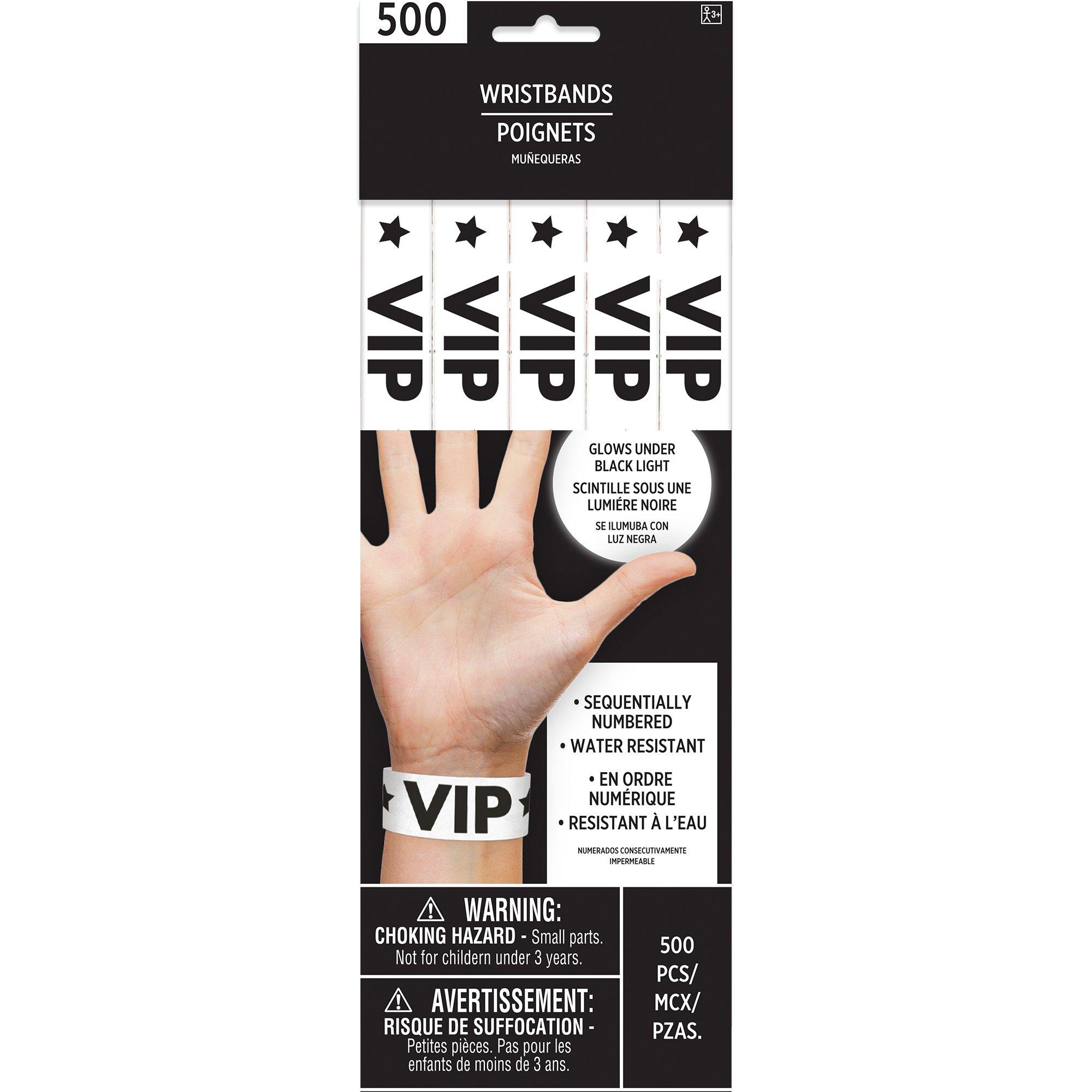 VIP Paper Wristbands, 500ct