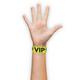 Yellow VIP Paper Wristbands, 500ct