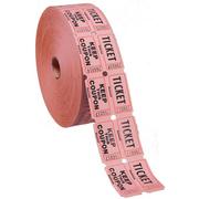 Pink Double Roll Raffle Tickets 2000ct