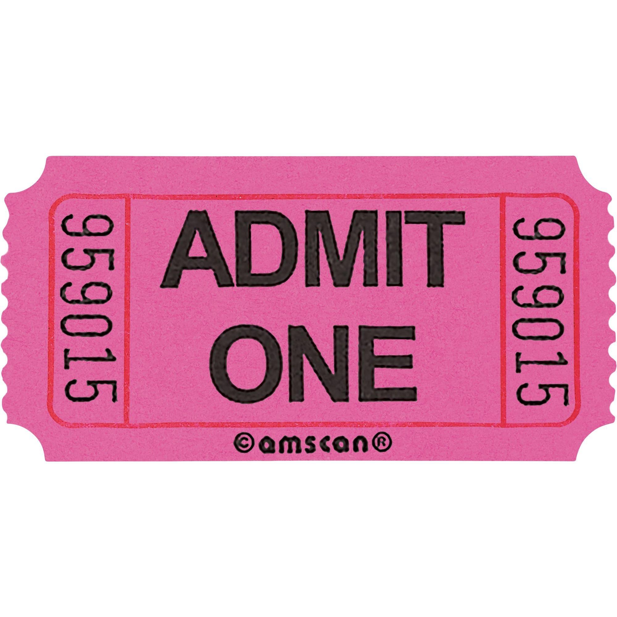 admit one ticket