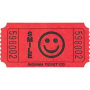 Smiley Double Roll Tickets, 1000ct